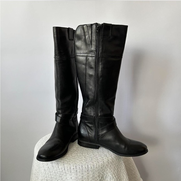 Marc Fisher Audrey leather riding boots size 7.5 - Picture 4 of 8